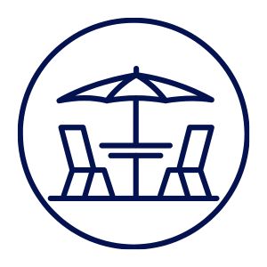 Symbol Gartenmöbel