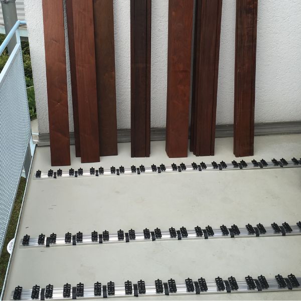 Unterkonstruktion der Terrassendielen